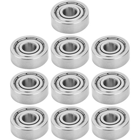 10 Roulements Miniatures Haute Vitesse en Acier Inoxydable S605Z - Pièces Mécaniques de Rechange (1/5)
