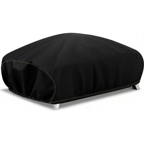 Wetterfeste Grillabdeckung 84x60x32cm für Weber Q2000 Serie, Enders Urban, Schwarz (1/5)