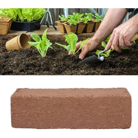 [Galet de Coco Compressé] Naturel [650g 20.5x10.5x5.5cm] Amendement Horticole (1/5)