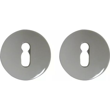 Jeu de rosaces R92/S80 (ø 52 mm - épaisseur 9 mm) - NORMBAU - NY.S 80 TDC - clé L - Manhattan 67