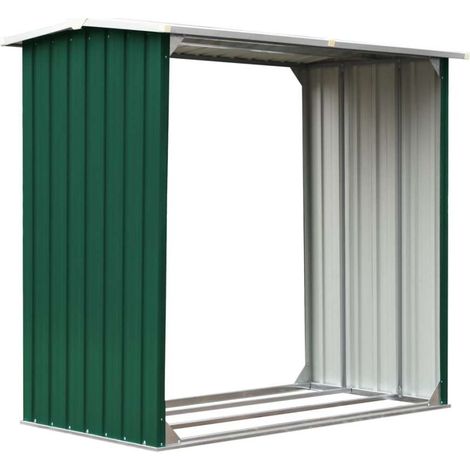 Capannone in Acciaio Zincato 172x91x154 cm Verde