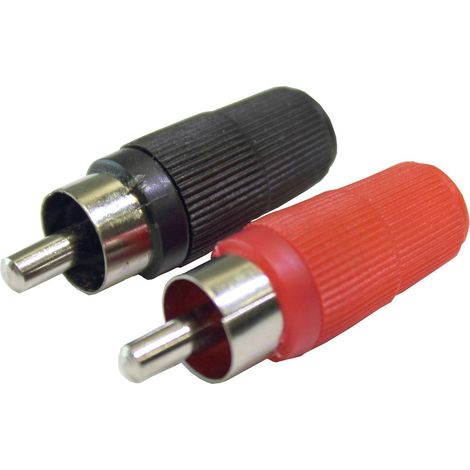 Connettore Rca maschio rosso speciale Dcu