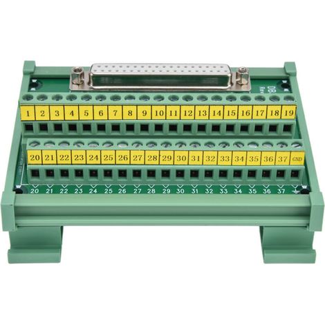 Plaque d'adaptateur de connexion pour PCB avec connecteur femelle DC 60V DB37‑M7