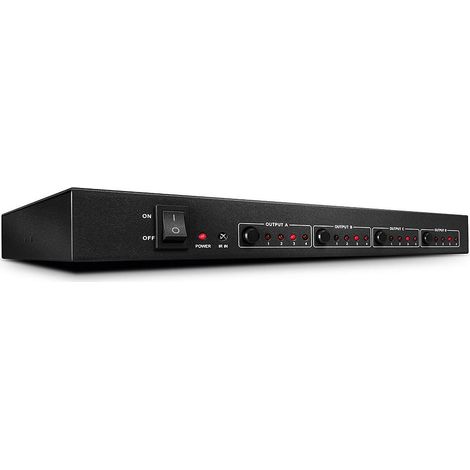 Commutatore video-audio Lindy HDMI 4K UHD 4x4 per computer desktop (1/4)
