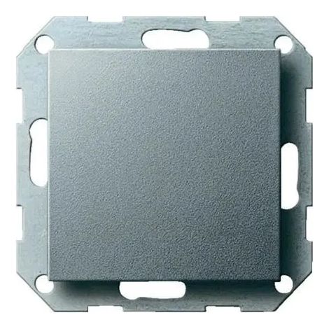 Plaque de finition Gira 2109130 aluminium vissage IP20