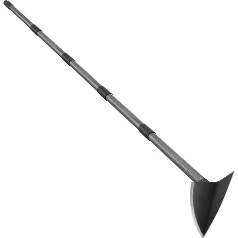 Garden Hoe 182cm Triangular Garden Tool Hoe with Sharp Blade for Digging, Weeding, Cutting and Losing Earth with Metal Handle with Adjustable Length (1/5)