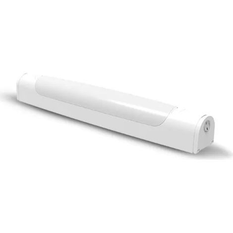 Réglette LED salle de bain + interrupteur On/Off + PC 2P+T 16A - 4000K - 8W - MIIDEX - 101087