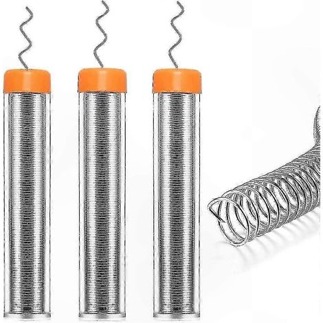 Fil à souder sans plomb à âme de colophane de 0,8 mm, adapté à l'électrotechnique, paquet de 3 pièces. (1/5)