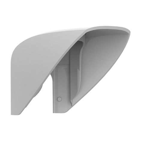 Visière de protection ajax Hood blanc polycarbonate robuste (1/10)