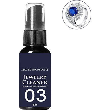Spray nettoyant anti-ternissement pour bijoux en argent (30 ml) - Outil pratique (1/5)