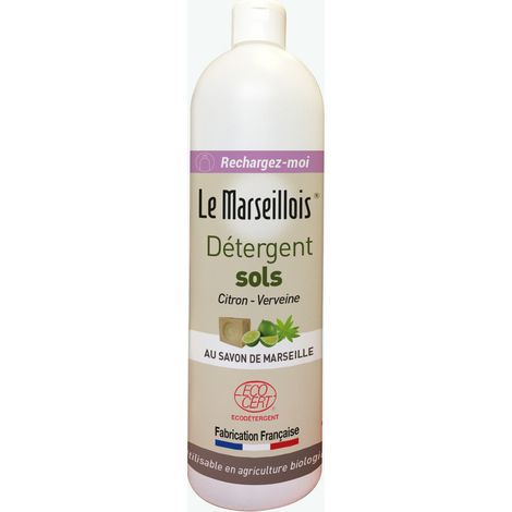 Detergente para suelos Frasco vacío 1l - Le Marseillois
