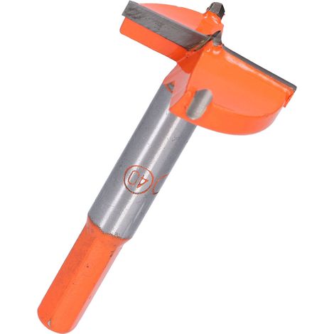 Mèche Forstner carbure 40mm, foret à charnière pour bois, ouvreuse de trous de perçage, trépan pour menuiserie, perçage précis et net (1/5)