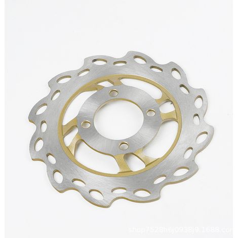 Freins à disque universels Apollo Racing avant et arrière 19 cm pour petites motos tout-terrain 110-125 cm³ (modèle chrysanthème). (1/5)