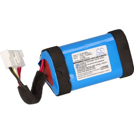 vhbw Akku kompatibel mit JBL Charge 4BLK 4J, CHARGE4BLUAM, 4 Lautsprecher Boxen Speaker (10200 mAh, 3,7 V, Li-Ion) (1/5)