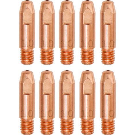 10 Pointes Contact Soudage MB24KD 1,0mm M6x27mm (1/5)