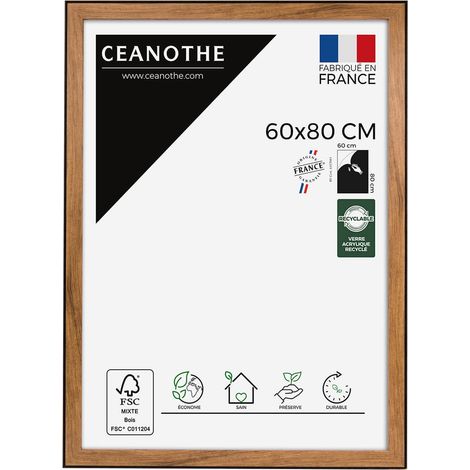 Cadre photo Loft noir 60x80 cm (1/5)