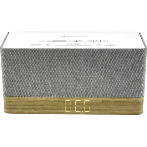 Aster Soundmaster UR630WE radio sveglia grigia e marrone (1/4)