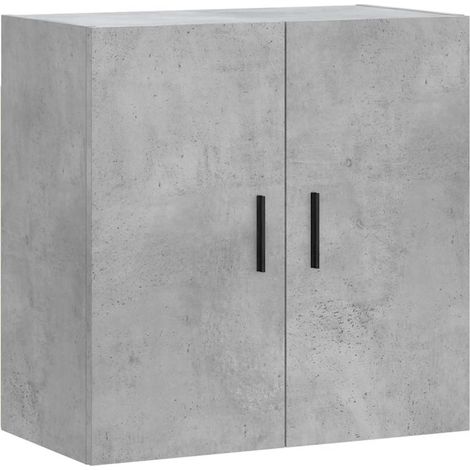 Maison Exclusive - Mobile a Parete Grigio Cemento 60x31x60 cm in Legno Multistrato (1/5)