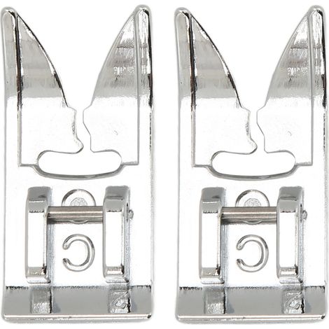 Pied Presseur Universel en Acier Inoxydable pour Machines à Coudre Singer, Brother, Janome (1/5)