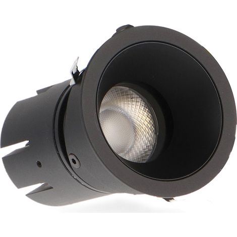 IluminaShop - Foco Downlight LED Orientable Black Cobmix 10W CCT IP20  3000+4000+6000