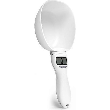 HONORNIC - Cuillère doseuse, cuillère doseuse Foodypopz, balance de mesure blanche