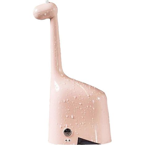 Distributeur de savon automatique grande capacité, distributeur de savon mousse sans contact, distributeur de savon mousse électrique rose (1/5)