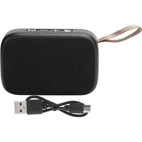 Enceinte Bluetooth Portable Stéréo Subwoofer, Radio FM, USB, Mains Libres Noir (1/3)