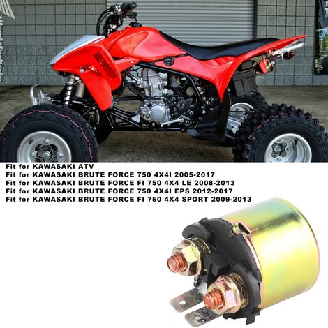 Anlasserrelais aus Eisen und Kupfer, kompatibel mit KAWASAKI BRUTE FORCE 750 4X4I 2005-2017 (1/5)