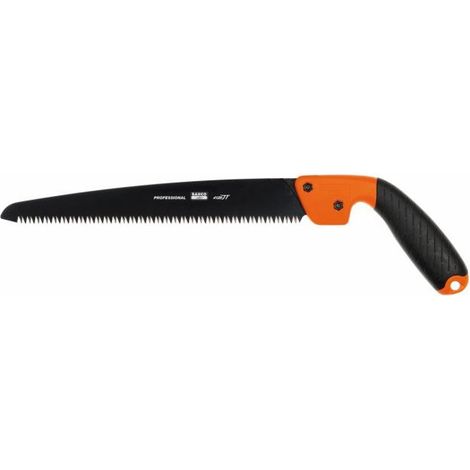 Scie Droite Bahco Pour Viticulture Et Arboriculture. Lames Jt Pour Le Sciage En Hiver. Denture Non Avoyée. Poignée Bi-matière. L (1/2)