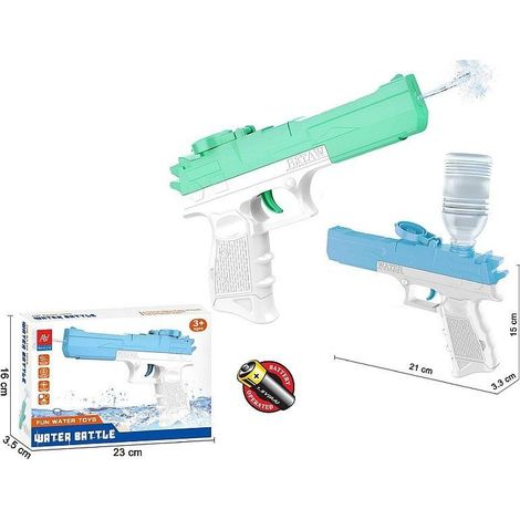 21 cm batteriebetriebene Wasserpistole MIX