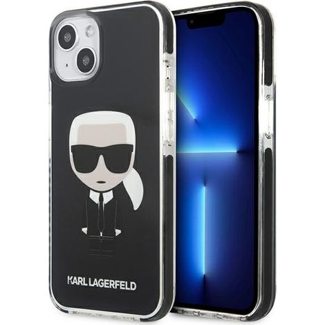 Hülle für iPhone 13 mini Karl Lagerfeld Iconik Karl Schwarz (1/5)