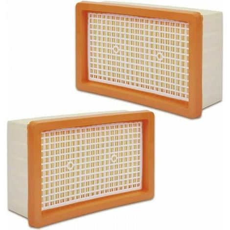 Juego de 2 Filtros Planos Plisados Compatibles con Aspiradoras Multiusos Kärcher Mv4 / Mv5 / Mv6 / Wd4 / Wd5 / Wd6 (1/5)