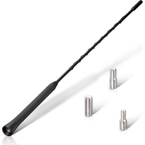 Soporte universal para techo de coche - Antena de radio - Soporte de antena AM/FM de 16 pulgadas con 3 tornillos (1/5)