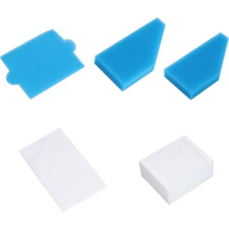 Ortviai Filtres mousse pour aspirateur Thomas 787241 et 99 – Lot de 5 pièces, charbon actif, lavable (1/3)