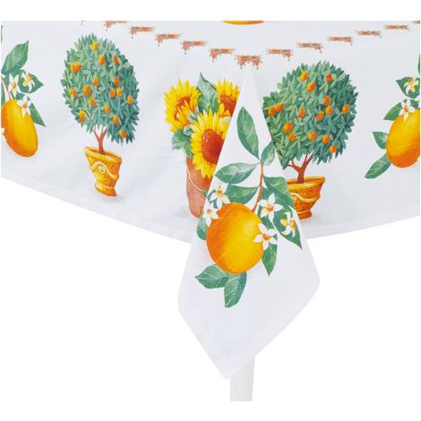 Preziosa Home Tovaglia Raso 140 x 240 Cm con Stampa Digitale Frutta Ass. Poliestere 1 Pz (1/5)