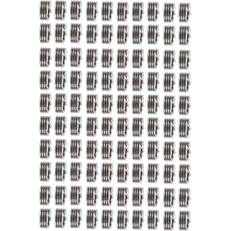 100 Pièces Manchons de Protection pour Fils Filetés M5x0.8x1D, Kit de Réparation et Outillage pour Fixations (1/5)