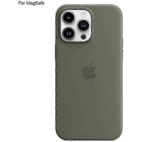 Kompatibel mit iPhone 15 Pro. Stoßfeste Schutzhülle aus flüssigem Silikon, MagSafe-kompatibel, bietet besseren Halt und erhöhten Schutz vor Stürzen.