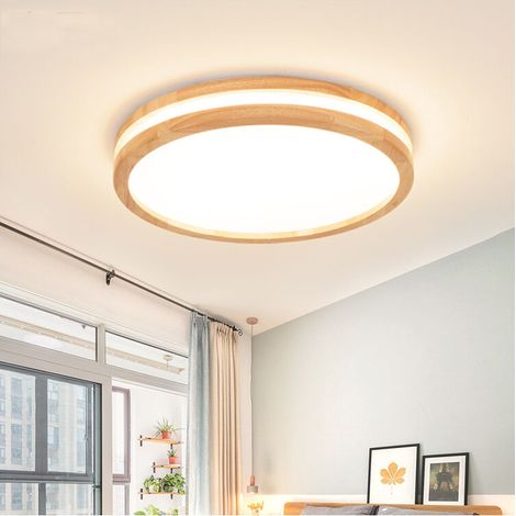 Runde LED-Deckenleuchte, 30 Watt, natürliches Design, 30 cm Durchmesser, neutrales Licht – 1 Stück (1/5)