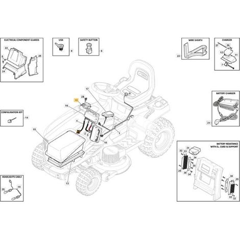 PANN. CHIAVE AVVIAMENTO V3 MP/SDEL ORIGINALE STIGA - 382410519/0