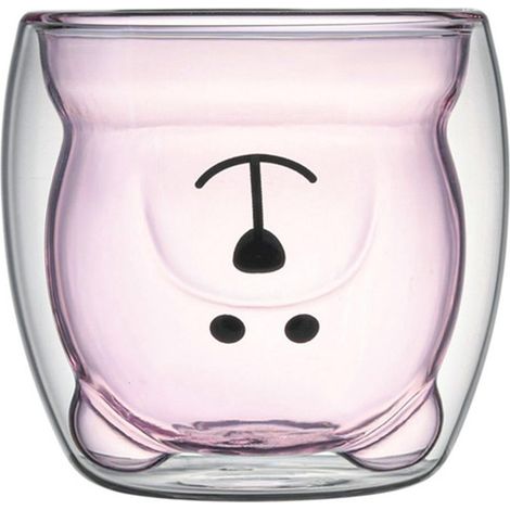 Tasse En Verre Double Paroi - Tasse À Café Et Thé - Idéale Pour Maison Bureau Restaurant - Lot De 2 (1/5)