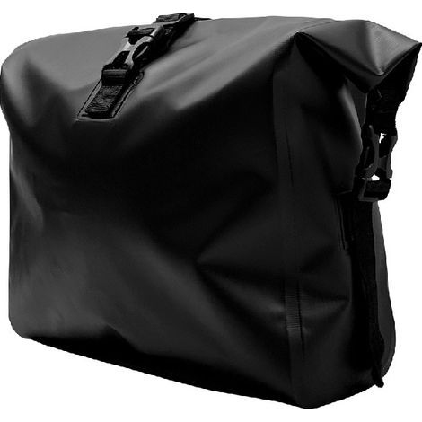 Mochila impermeable para bicicleta, bolsa de bicicleta de PVC – Negra (1/5)