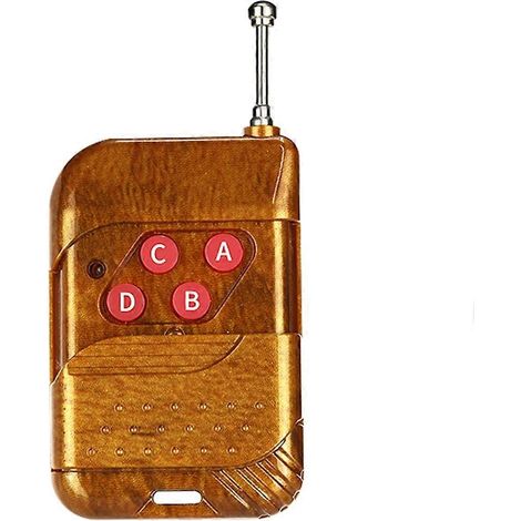 Télécommande Universelle Sans Fil 4CH Copie Code 315/433/418/430 MHz