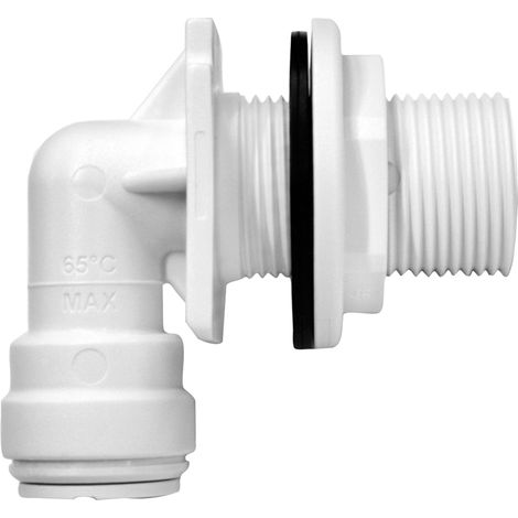 John Guest Speedfit Bulkhead Elbow 15mm x 3/4"