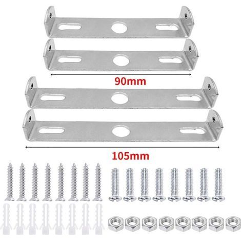 4 Pièces Support de Fixation Plafonnier 90mm/105mm Luminaires Support de Plaque de Plafond Plaques de Lampe de Plafond pour Plafonnier (1/5)