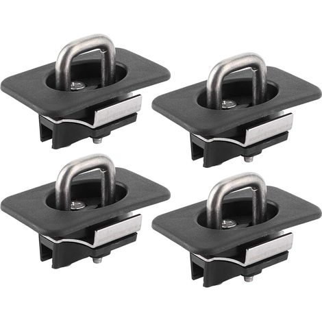 Puntos de anclaje y correas de sujeción (4 piezas) con anillos de fijación expandibles, compatibles con F-150 (1998-2014), capacidad de carga de 454 kg (1000 lb). (1/5)