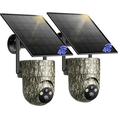 4G LTE Caméra de Chasse Solaire avec Carte SIM (1/5)