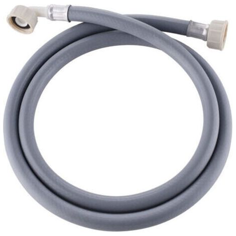 Tuyau Alimentation Machine a Laver, Rallonge Tuyau Lave Vaisselle, Coin de 3/4 pouces Tuyau Arrivee Deau pour Lave Vaisselle, Tuyau D'arrivée Universel Adapté aux Machines à Laver, lave-Vaisselle(3m) (1/4)