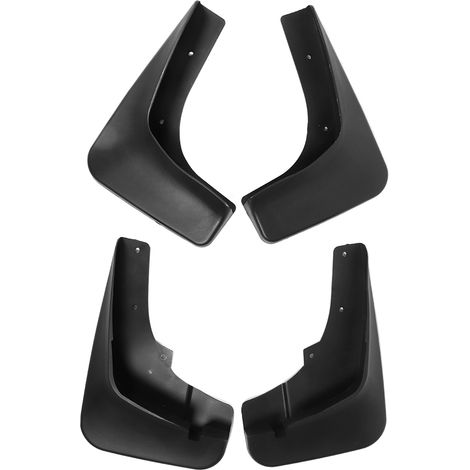 Auto 4 Garde-Boue Bavette Caoutchouc Noir pour Mitsubishi Outlander 2007-2009 + 8 Vis (1/5)