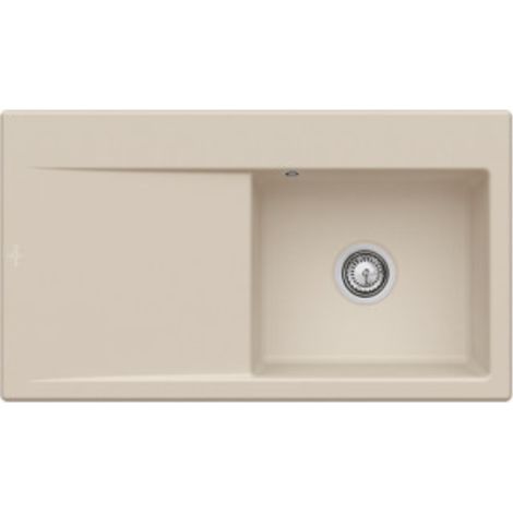 Fregadero 1 seno con desagüe automático VILLEROY ET BOCH Subway 50 plano cerámica fósil plus (1/4)