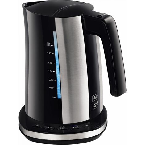 Melitta Look Aqua II Deluxe Schwarz-Edelstahl